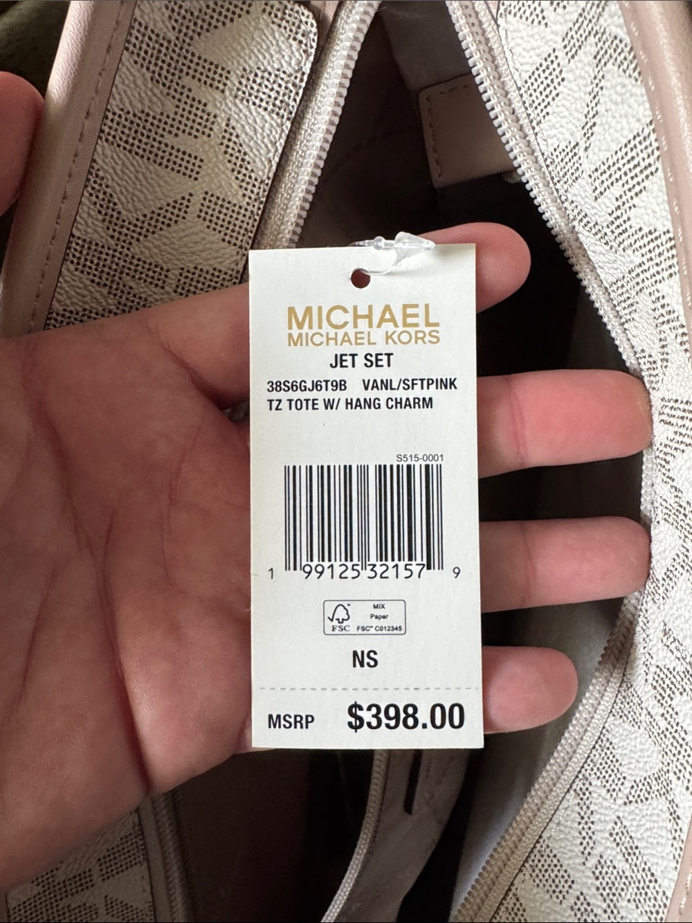 NWT Michael Kors Jet Set Tote - Picture 5 of 7